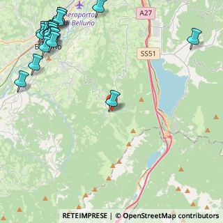 Mappa Strada Provinciale del Nevegal, 32014 Belluno BL, Italia (6.788)