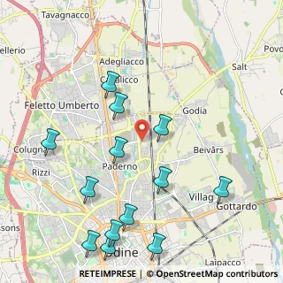 Mappa Via Rizzolo, 33100 Udine UD, Italia (2.43923)