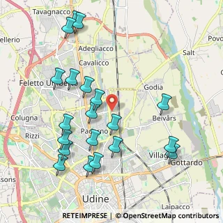 Mappa Via Rizzolo, 33100 Udine UD, Italia (2.227)