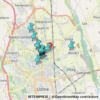 Mappa Via Rizzolo, 33100 Udine UD, Italia (1.22571)