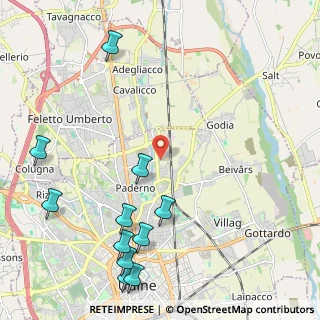 Mappa Via Rizzolo, 33100 Udine UD, Italia (2.79545)