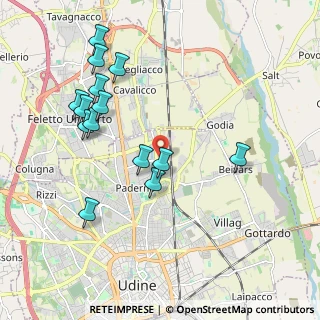 Mappa Via Rizzolo, 33100 Udine UD, Italia (2.05571)