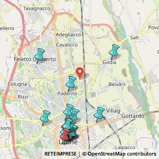 Mappa Via Rizzolo, 33100 Udine UD, Italia (2.9225)
