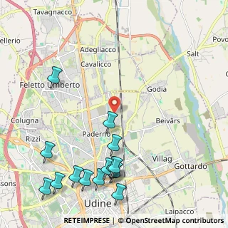 Mappa Via Rizzolo, 33100 Udine UD, Italia (2.75533)