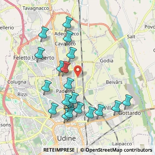 Mappa Via Rizzolo, 33100 Udine UD, Italia (2.1035)