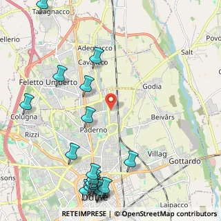 Mappa Via Rizzolo, 33100 Udine UD, Italia (2.96778)