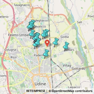 Mappa Via Rizzolo, 33100 Udine UD, Italia (1.334)