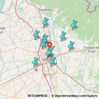 Mappa Via Rizzolo, 33100 Udine UD, Italia (5.3025)