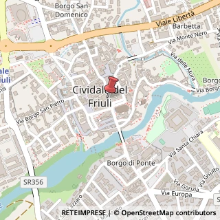 Mappa Corso Giuseppe Mazzini, 5, 33043 Cividale del Friuli, Udine (Friuli-Venezia Giulia)