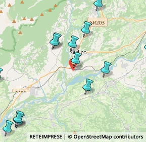 Mappa Via Silonghe, 32036 Sedico BL, Italia (5.44786)