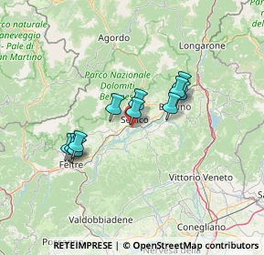 Mappa Via Silonghe, 32036 Sedico BL, Italia (10.60273)
