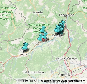 Mappa Via Silonghe, 32036 Sedico BL, Italia (11.2145)