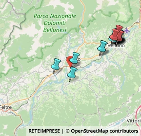 Mappa Via Silonghe, 32036 Sedico BL, Italia (9.2065)