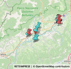 Mappa Via Silonghe, 32036 Sedico BL, Italia (8.2525)