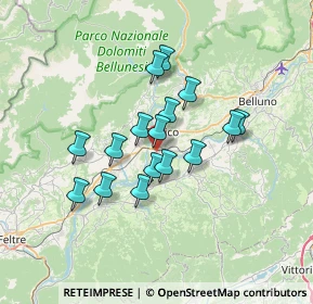 Mappa Via Silonghe, 32036 Sedico BL, Italia (5.31188)