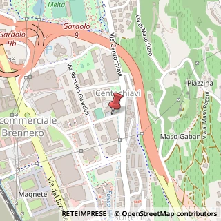 Mappa Via Lunelli Renato, 32, 38121 Trento, Trento (Trentino-Alto Adige)