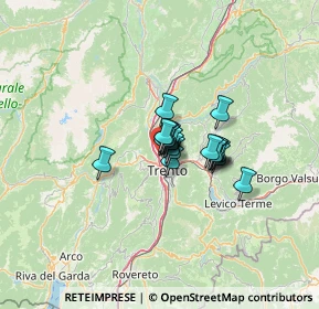 Mappa Interporto Merci, 38121 Trento TN, Italia (6.47316)