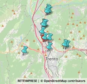 Mappa Interporto Merci, 38121 Trento TN, Italia (2.88846)