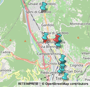 Mappa Interporto Merci, 38121 Trento TN, Italia (2.09583)