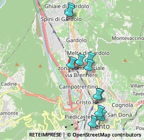 Mappa Interporto Merci, 38121 Trento TN, Italia (1.96818)