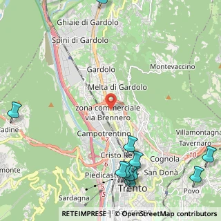 Mappa 38121 Trento TN, Italia (3.23727)