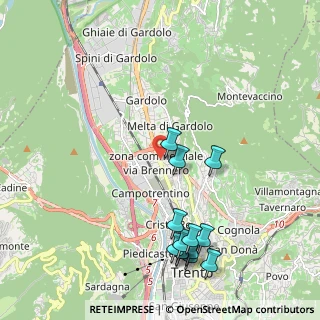 Mappa 38121 Trento TN, Italia (2.32846)