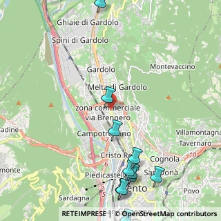 Mappa 38121 Trento TN, Italia (2.84818)