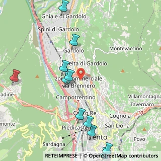 Mappa 38121 Trento TN, Italia (2.59455)