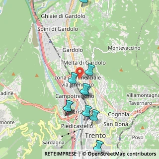 Mappa 38121 Trento TN, Italia (2.20333)