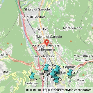 Mappa 38121 Trento TN, Italia (2.98545)