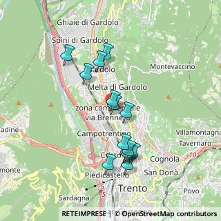 Mappa 38121 Trento TN, Italia (1.67143)