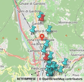 Mappa 38121 Trento TN, Italia (2.4165)