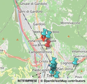 Mappa 38121 Trento TN, Italia (2.23091)