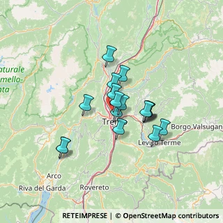 Mappa 38121 Trento TN, Italia (10.00529)