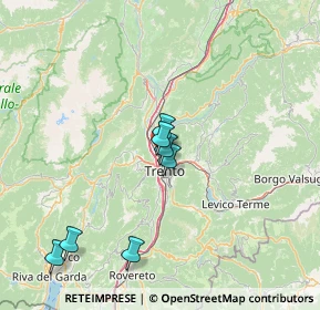 Mappa 38121 Trento TN, Italia (38.86944)