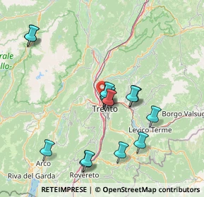 Mappa 38121 Trento TN, Italia (14.42933)