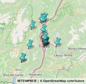 Mappa 38121 Trento TN, Italia (8.24412)