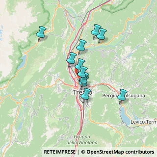 Mappa 38121 Trento TN, Italia (5.42909)