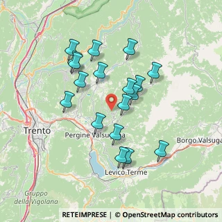 Mappa Loc Mas del Saro, 38057 Frassilongo TN, Italia (6.53611)