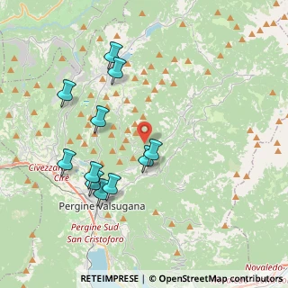 Mappa Loc Mas del Saro, 38057 Frassilongo TN, Italia (3.88909)