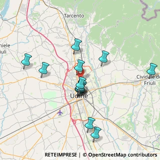 Mappa Via Molin Nuovo, 33100 Udine UD, Italia (6.58571)