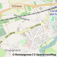 Harita Cividale del Friuli
