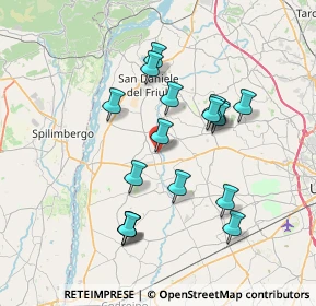 Mappa SP 62, 33030 Coseano UD, Italia (6.64235)