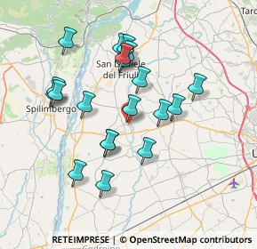 Mappa SP 62, 33030 Coseano UD, Italia (6.726)