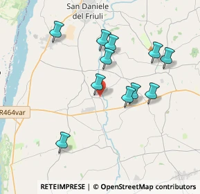 Mappa SP 62, 33030 Coseano UD, Italia (3.46636)