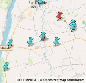 Mappa SP 62, 33030 Coseano UD, Italia (6.48)