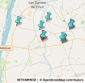 Mappa SP 62, 33030 Coseano UD, Italia (3.48455)