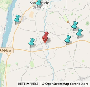 Mappa SP 62, 33030 Coseano UD, Italia (6.25083)