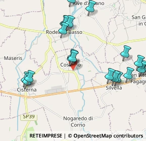 Mappa SP 62, 33030 Coseano UD, Italia (2.283)