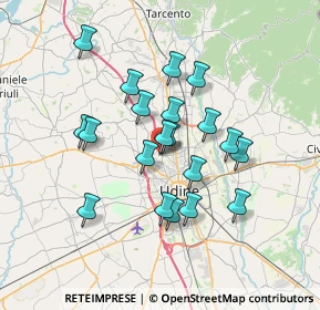 Mappa Via Lombardia Loc. Feletto Umberto, 33010 Tavagnacco UD, Italia (5.918)